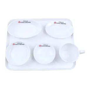 Новый доступный пищевой ресторанный Обеденный набор, дешевая меламиновая домашняя посуда с принтом, набор посуды или авиакомпании