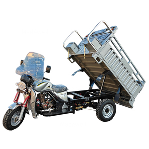 รถสามล้อบรรทุกสีน้ำเงินแบบมีกระบะไฮดรอลิกสำหรับขนส่งหนัก - Product Image 2