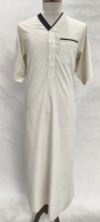 Le dernier Moyen-Orient col en V Maroc hommes Robes avec combinaison vêtements arabes vêtements musulmans hommes musulmans