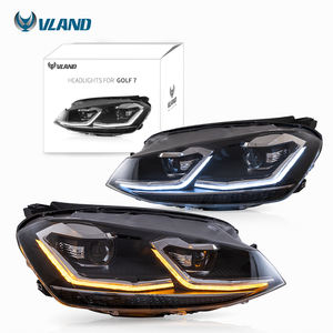 Ensemble de phares avant de <span class=keywords><strong>voiture</strong></span> VLAND Upgrade Full Led pour <span class=keywords><strong>Volkswagen</strong></span> VW Golf 7 Mk7 Variant TSI 2013 2014 2015 2016 2017 - Product Image 4