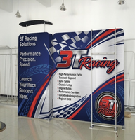 Stand d'exposition portable en tissu tendu personnalisé 10x20 pieds 3T en aluminium pour SEMA Show