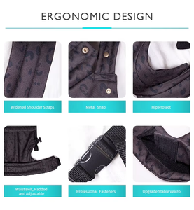 Portabebés Ergonómico de Tela Personalizado <span class=keywords><strong>3</strong></span> en 1, Tipo Wrap y <span class=keywords><strong>Bandolera</strong></span>, para Bebés de 0 a 6 <span class=keywords><strong>Meses</strong></span>, Plegable - Product Image 5