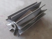 Polea de Accionamiento de Ala de Acero Resistente JUXIN para Cintas Transportadoras, con Rodamiento de Bolas, para Equipos de Transporte de Materiales