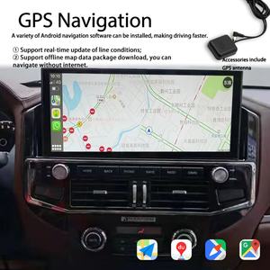 Écran 12,3 pouces Android 12 Lecteur multimédia vidéo pour voiture CarPlay pour Mitsubishi Pajero 2010 2017 V93/V97/V98 GPS Radio Autoradio - Product Image 3
