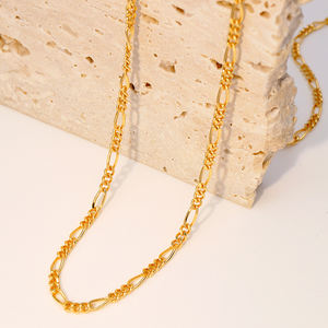 שרשרת זהב 18K שרשרת 1.5 מ "מ פיארו שרשרת זהב 18 קארט תכשיטים אופנה - Product Image 5