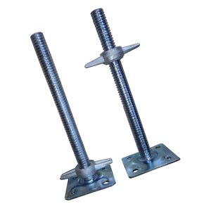 Điề<span class=keywords><strong>u</strong></span> chỉnh thép giàn giáo vít jack cắm <span class=keywords><strong>U</strong></span> đầ<span class=keywords><strong>u</strong></span> Prop một phần giàn giáo cơ sở jack cắm - Product Image 1