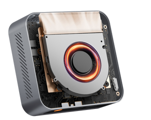 มินิพีซี Ninkear M7 Intel Core i7-1185G7 แรม 16GB DDR4  SSD 512GB รองรับจอแสดงผล 4K สามจอ WiFi 6 BT 5.2 ระบบปฏิบัติการ Windows 11 Pro คอมพิวเตอร์ตั้งโต๊ะ - Product Image 3
