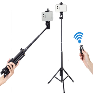 Yunteng-Palo de selfi extensible vct 1688, <span class=keywords><strong>Mini</strong></span> trípode de mesa para teléfono móvil Universal, temporizador - Product Image 1