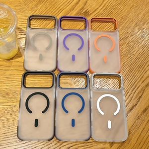 Produit Tendance Nouvelle Arrivée Coque de Téléphone Semi-Mate Antichoc à Chargement Magnétique Sans Fil pour iPhone 17 Air Pro Max 16 15 14 13 Plus - Product Image 2