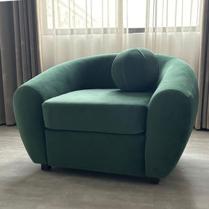 Ensemble de canapés de salon de luxe moderne pour salle de divertissement, canapé de cinéma maison, fauteuil individuel en velours pour salon - Product Image 1