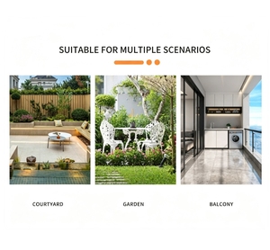 Conjunto de Muebles de Jardín de Mimbre Sintético <span class=keywords><strong>y</strong></span> Metal, Sofá <span class=keywords><strong>y</strong></span> <span class=keywords><strong>Sillones</strong></span>, Mesa de Centro con Tapa de Vidrio Templado <span class=keywords><strong>y</strong></span> Cojines Resistentes a la Intemperie - Product Image 3
