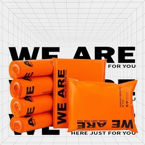 Sacs d'expédition de couleur orange en poly de luxe Sac de livraison express étanche pour <span class=keywords><strong>colis</strong></span> de petite entreprise - Product Image 5
