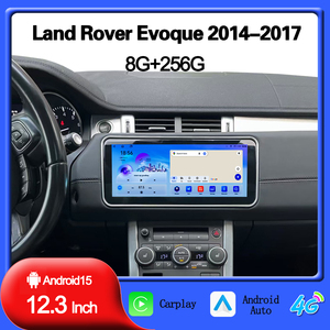 Lecteur multimédia automobile Android 15 8+256G pour <span class=keywords><strong>Land</strong></span> <span class=keywords><strong>Rover</strong></span> Range <span class=keywords><strong>Rover</strong></span> <span class=keywords><strong>Evoque</strong></span> 2014-2017 |   Navigation GPS, autoradio sans fil <span class=keywords><strong>CarPlay</strong></span> - Product Image 2