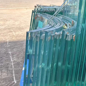 نظام درابزين زجاجي منحني مقوى للسلالم والجدران الستائرية للمباني، مناسب للمستشفيات والمدارس والحمامات والمطابخ والفنادق - Product Image 1