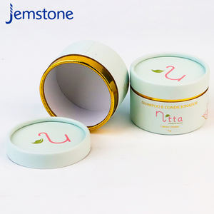 Tubo de papel de embalaje impreso en color personalizado al por mayor de fábrica física con tapa - Product Image 5