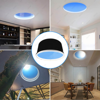 Plafonnier LED intelligent moderne, ciel bleu artificiel, lumière naturelle du soleil, haute luminosité, IP54, intérieur/extérieur