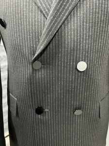 Mtm Costumes pour hommes 3 pièces Double boutonnage cher été personnalisé sur mesure dernière conception manteau pantalon hommes costume - Product Image 6