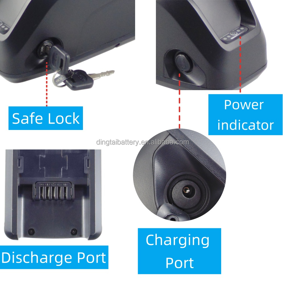Hailong E-bike Battery Down Tube Type HL G70 Shanshan 36V 15Ah
