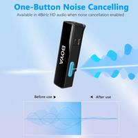 Microphone Lavalier sans Fil BOYA BOYALINK pour Appareil Photo DSLR, Enregistrement Audio en Direct sur Youtube, Compatible avec IPhone et Android