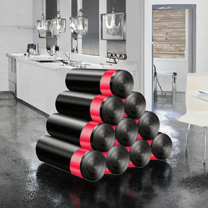 Bolsas de Basura Resistentes y a Prueba de Fugas de 9L a 80L con Cordón, Bolsas de Basura de Plástico PE para Cocina/Oficina, Tamaño Pequeño, Mediano y Grande - Product Image 3