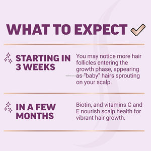 Gomitas para el Crecimiento del Cabello con Resultados en 3 Semanas, Masticables Suaves que Nutren un Cabello Más Fuerte y Saludable, Suplemento para el Tratamiento de la Caída del Cabello para Hombres y Mujeres, Venta al Por Mayor - Product Image 3