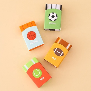 Gommes à effacer sportives amusantes sur le thème du basketball et du football, cadeaux pour fêtes d'anniversaire, récompenses pour étudiants, fournitures pour récompenses en classe - Product Image 3