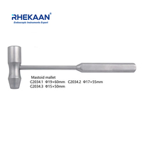 Kit d'instruments chirurgicaux orthopédiques pour discectomie endoscopique, marteau osseux, marteau mastoïde