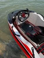 Haute Qualité Pas Cher Océan Sports Nautiques Rush Wave Epp 52kw/h 15kw 72v Électrique Go Kart Bateau Adulte Petit Mini Jet Boat