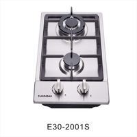 Usine OEM/ODM/CKD/SKD Cuisinière à gaz intégrée à 2 brûleurs/Table de cuisson à gaz Table de cuisson à gaz en acier inoxydable
