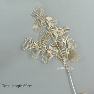 All'ingrosso decorazione di nozze <span class=keywords><strong>d</strong></span>'<span class=keywords><strong>oro</strong></span> fiori artificiali gambo lungo foglia <span class=keywords><strong>d</strong></span>'acero ramo di fiori pendenti per san valentino <span class=keywords><strong>oro</strong></span> - Product Image 5