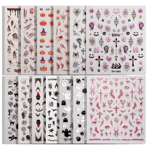 Bộ trang trí móng tay Halloween lấy cảm hứng từ phong cách Mỹ châu Âu năm 2025, hình dán trang trí móng tay - Product Image 6