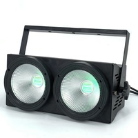 2 yeux Led Audience Blinder Lights 2x100W Led COB Par Lights 200W RGBW 4IN1 LED Strobe Wash Effect Light