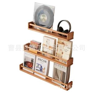 Solid Wood <b>Wall</b> Mounted Storage Rack Rectangle Multipurpose Durable Home Use Living Room Desktop Bedroom Storage - Product Image 5