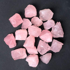 Piedra de Cuarzo Rosa Natural en Bruto para Aromaterapia y Difusores, Venta al Por Mayor - Product Image 1