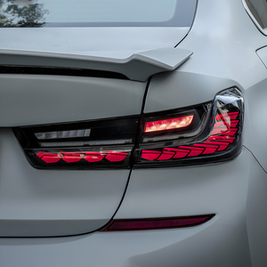 Pour <span class=keywords><strong>BMW</strong></span> Série 3 G20 G28 2020-2024 LED Ensemble de feux arrière de voiture 100W 6500K Couleur Rouge Dragon Échelle Accessoires pour <span class=keywords><strong>320i</strong></span> 325i 330i - Product Image 2
