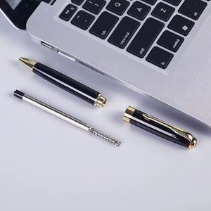 Custom PS-20250902-13 Business Classic Metal Ballpoint <b>Pen</b> with <b>Multi</b>-<b>Colored</b> Ink in Black Gold White for Business Corporate Use - Product Image 6