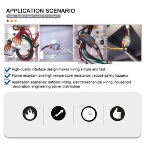 Đóng Hộp Kết Nối Dây Mông Nhanh <span class=keywords><strong>Push</strong></span>-In 2/3/4/5 Pin Thiết Bị Đầu Cuối Dây Dẫn Trang Chủ Đèn Led Cáp Điện Nối Dây Nối - Product Image 4