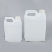 250ml 500ml 1L en plastique F-Style cruches HDPE conteneurs chimiques pour acrylique liquide ongles acétone pompe à huile bouteille de détergent