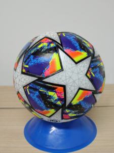Ballon de football de haute qualité taille 5 en cuir PU, cousu à la machine, thermocollé, pour l'entraînement des adultes et les jeux en extérieur - Product Image 6