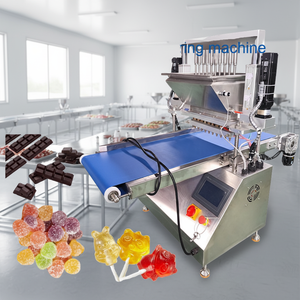 Línea de Producción Automática de Caramelos de Goma, Máquina Manual para Caramelos Duros con Función de Relleno Central - Product Image 3