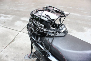 Universal 40*40cm motocicleta Bungee elástico equipaje bota red redes de carga casco soporte tanque malla para Moto bicicleta - Product Image 3