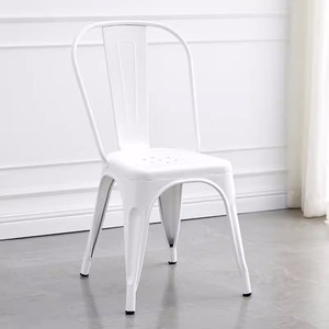 Contemporary Metal Frame <b>Bar</b> <b>Stools</b>-Durable Commercial Furniture for Hotel Coffee Shop Living Room Use Strong Casual Backrest - Product Image 3