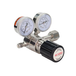 Regolatore <span class=keywords><strong>Gas</strong></span> 316 in acciaio inox ad alta pressione <span class=keywords><strong>1</strong></span>/4 "NPT femmina 3000psi con doppi calibri per apparecchiature a <span class=keywords><strong>Gas</strong></span> da laboratorio - Product Image 1