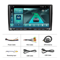 Lecteur DVD multimédia universel Nunoo 10 pouces avec double bouton, Carplay, Android Auto, 2Din, DSP, MirrorLink, amplificateur radio