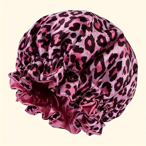 <span class=keywords><strong>Bonnet</strong></span> <span class=keywords><strong>de</strong></span> <span class=keywords><strong>nuit</strong></span> <span class=keywords><strong>en</strong></span> satin léopard noir sexy pour femme, double couche, réversible, doux et confortable, imprimé guépard, imitation <span class=keywords><strong>soie</strong></span>, vente <span class=keywords><strong>en</strong></span> gros - Product Image 3