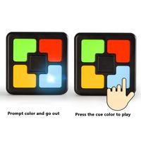 Jeu de mémoire interactif avec lumière et son, jouet éducatif portable pour l'entraînement cérébral des enfants, apprentissage cognitif