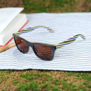 Lunettes de soleil pour hommes de haute qualité en bois recyclé de haute qualité, <span class=keywords><strong>meilleur</strong></span> prix d'usine avec logo personnalisé, produit à la vente - Product Image 5
