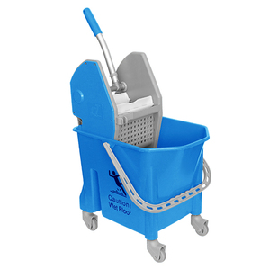 Seau essoreur à pression simple en plastique de haute qualité 25L avec roues silencieuses - Product Image 1