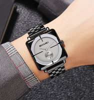 Montre à quartz SKMEI 2413 avec design à sous-cadran, étanche 30M, pour homme, style quotidien, montre-bracelet