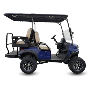 Quadricycle électrique HLD <span class=keywords><strong>4</strong></span> places avec auvent et coffre de chargement, moteur AC 60V 3.5KW, buggy électrique de chasse pour chariot de <span class=keywords><strong>golf</strong></span> - Product Image 1